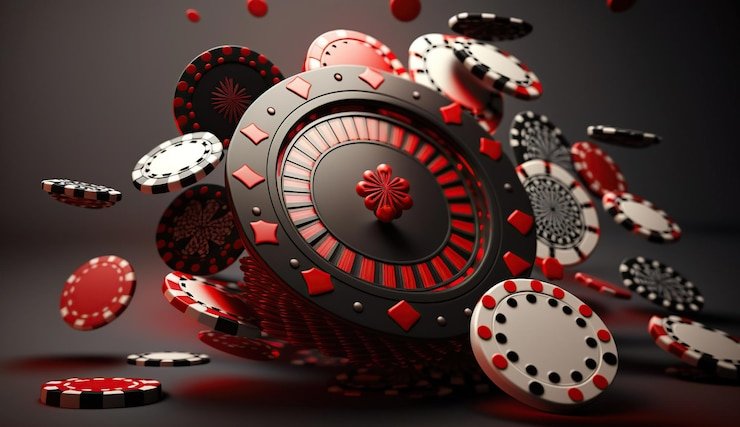 Tampilan meja Domino QQ di platform bandit slot dengan kartu domino dan area taruhan